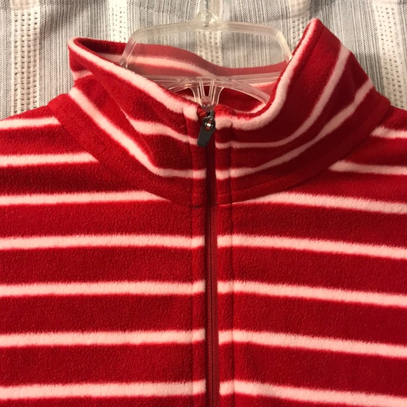 3/4 Length zip up fleece top - Picture 2 of 5